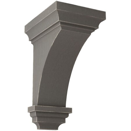 Ekena Millwork 5"W x 5 3/4"D x 10"H Medium Jefferson Wood Vintage Decor Corbel, Reclaimed Grey CORWD05X05X10JEGY